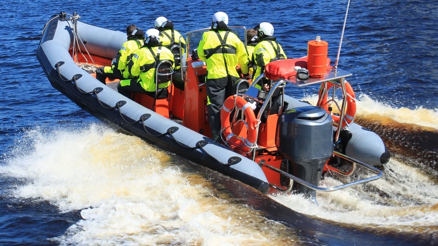 Emergency coastal response operations requiring reliable radio communications
